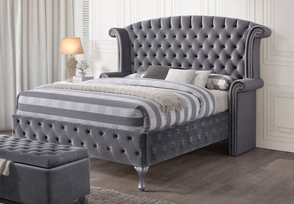 Diamond Palace Grey Bedroom Set