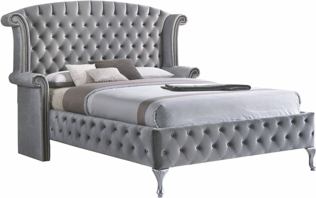 Diamond Palace Grey Bedroom Set