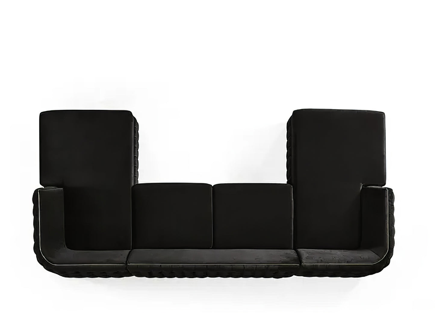 Sicilya Black Sectional