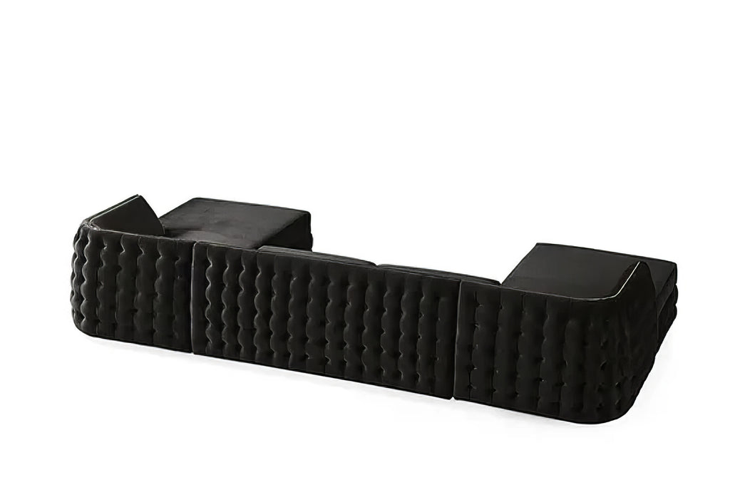Sicilya Black Sectional