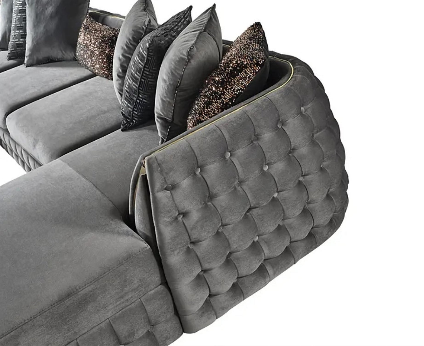 Sicilya Grey Sectional