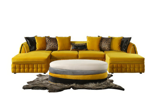 Sicilya Sectional Mustard