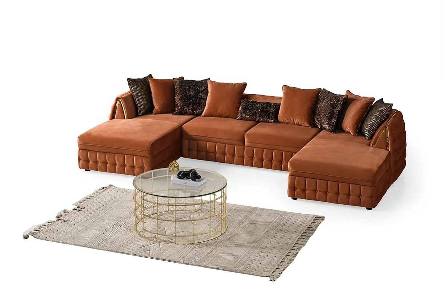 Sicilya Orange Sectional