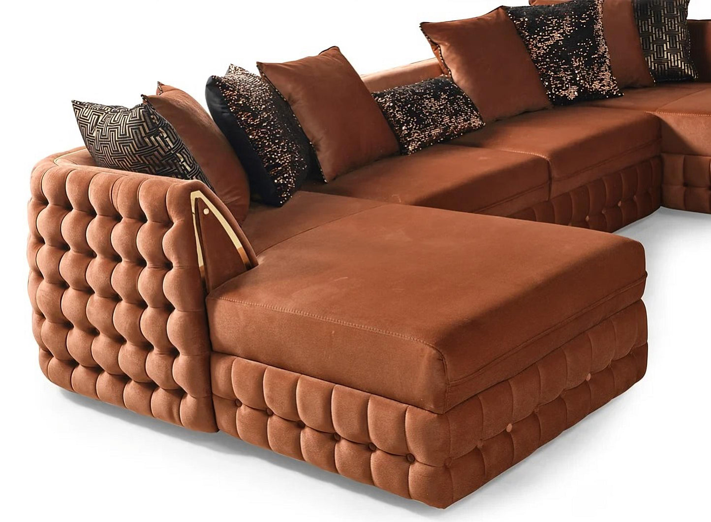 Sicilya Orange Sectional