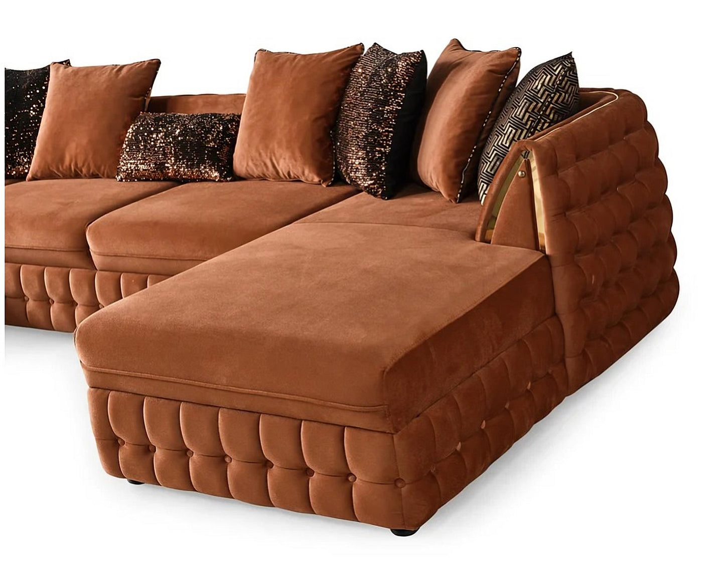 Sicilya Orange Sectional