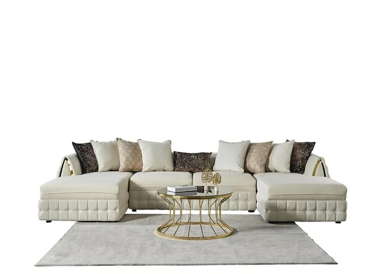 Sicilya Off White Sectional