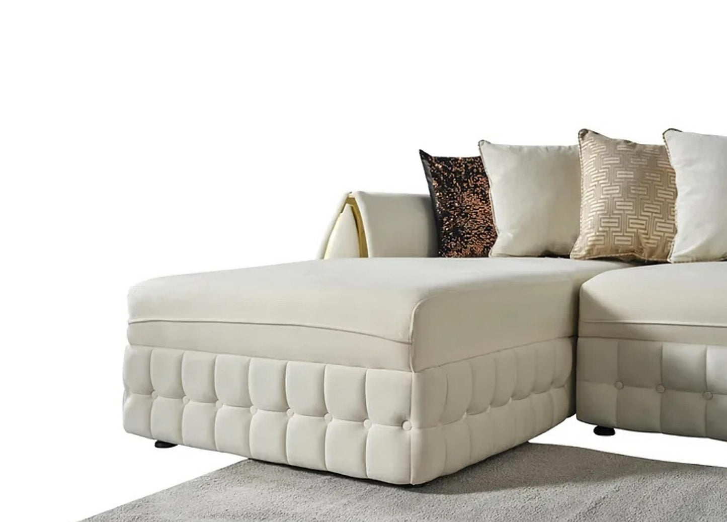 Sicilya Off White Sectional