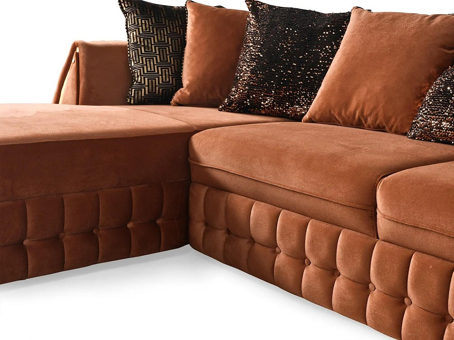 Sicilya Orange Sectional