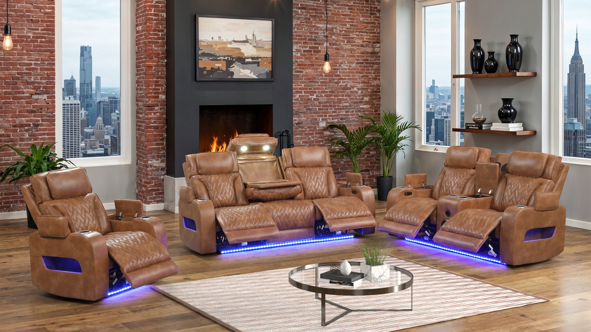 Skyline 3- Piece Living Room Set