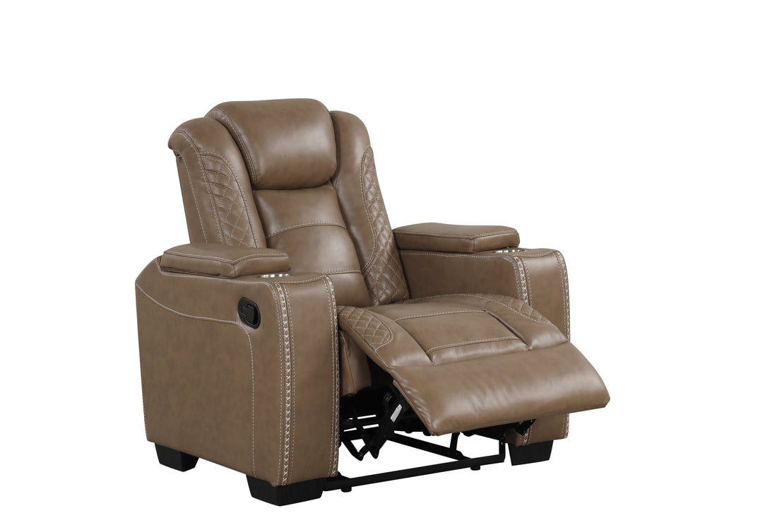 Stefano Brown 3PC Reclining Set