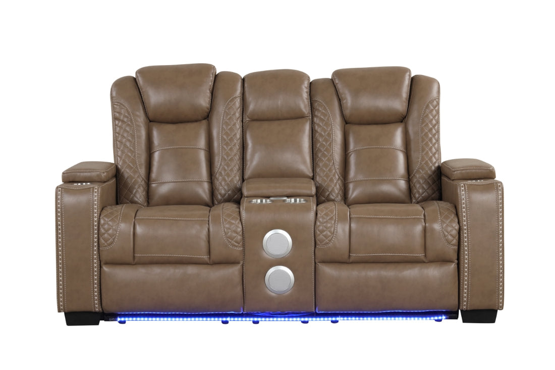 Stefano Brown 3PC Reclining Set