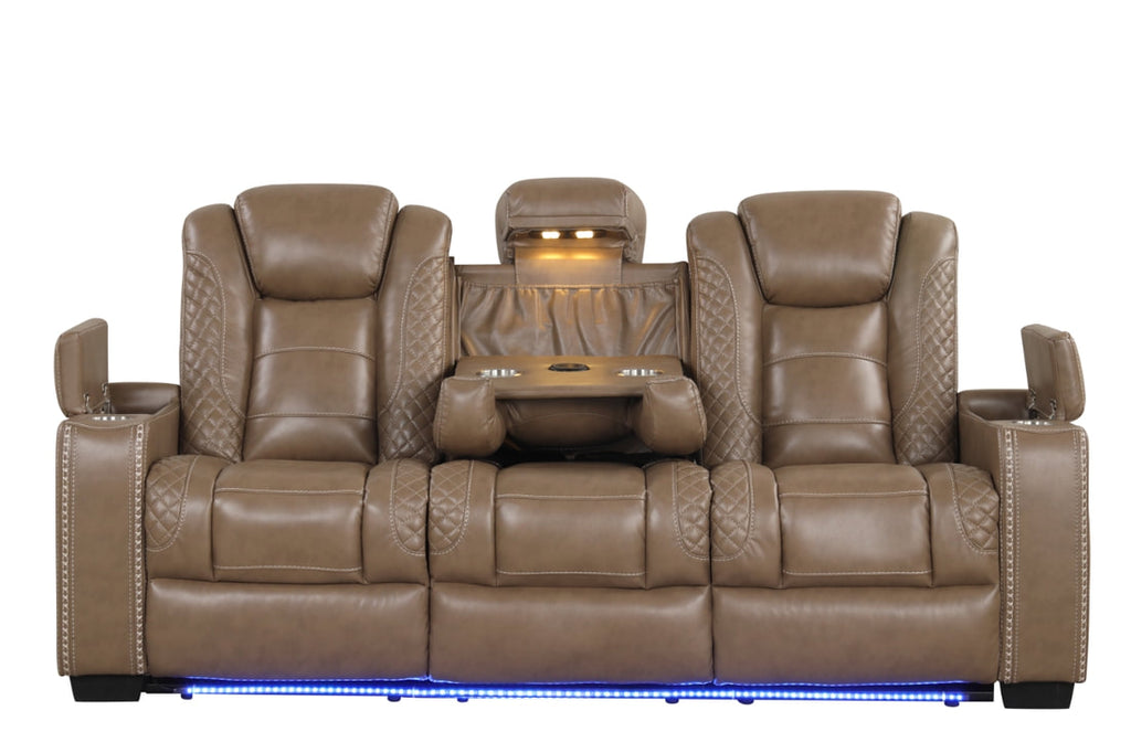 Stefano Brown 3PC Reclining Set