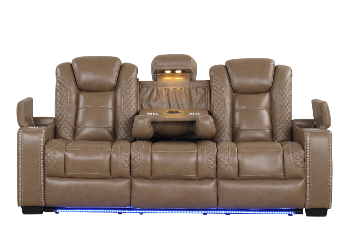 Stefano Brown 3PC Reclining Set