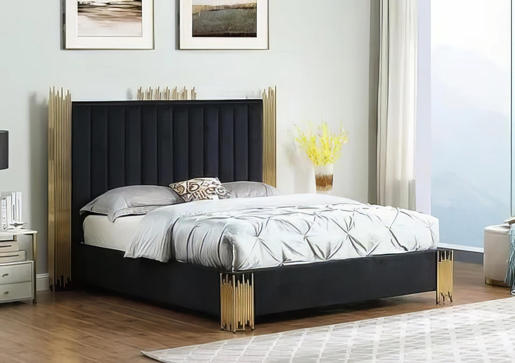 Token Velvet Bed