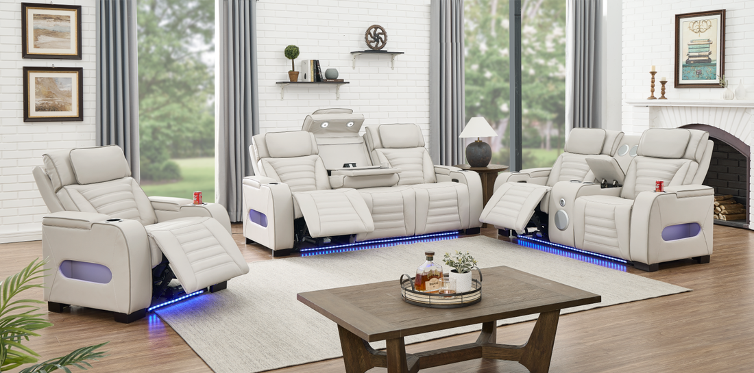 Tokio Sand Power Reclining Set