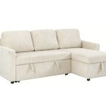 Tommy Beige Convertible Sectional