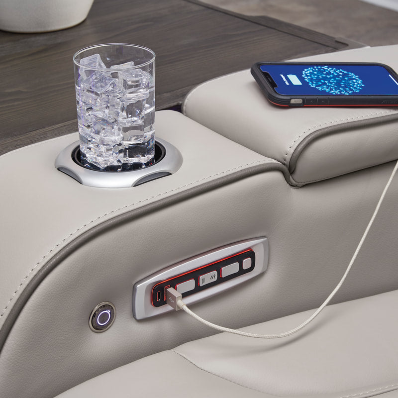U271-05 Power Reclining Set Genuine Leather + Air Massage
