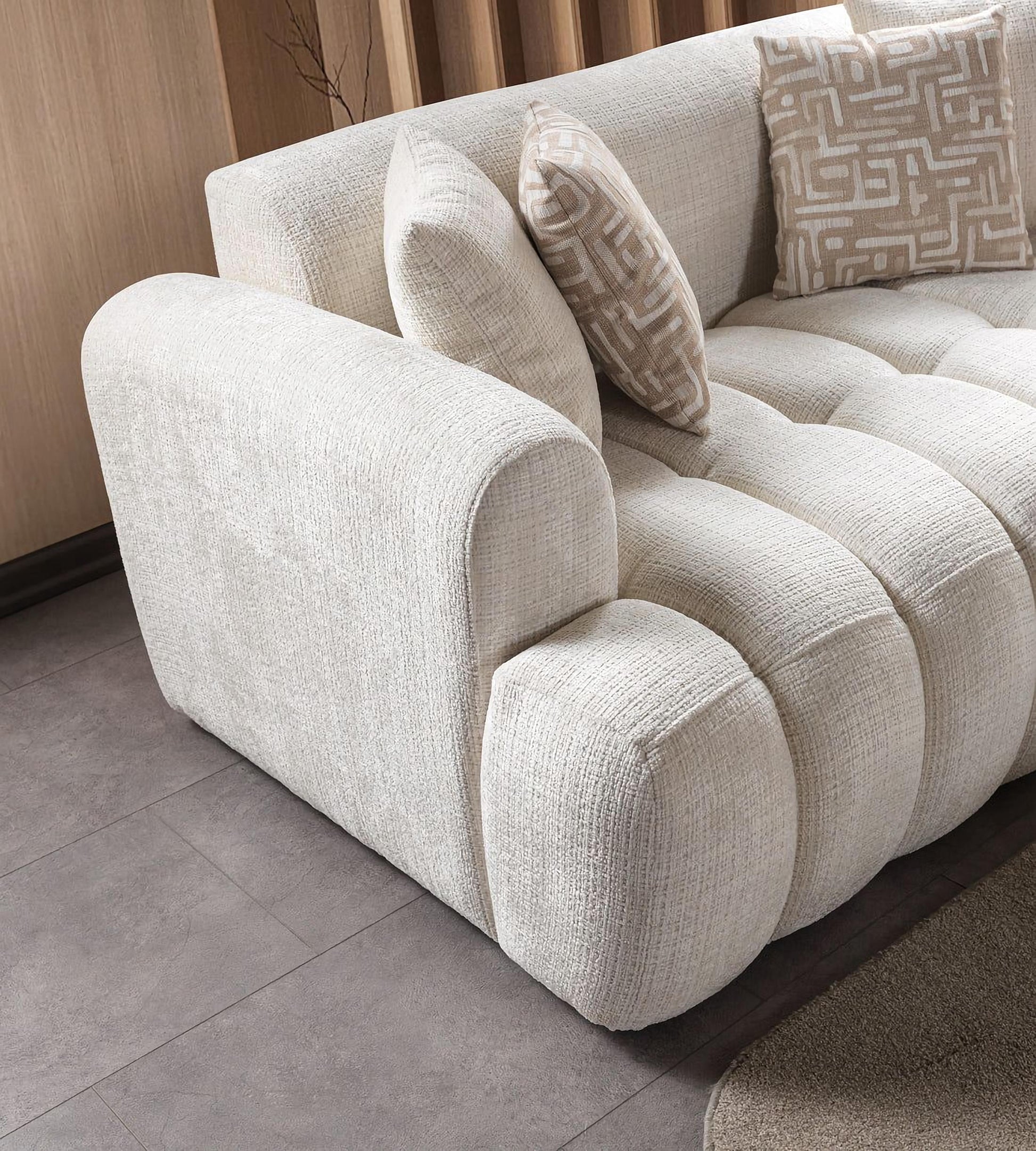 Yulia Boucle Sofa & Loveseat Set