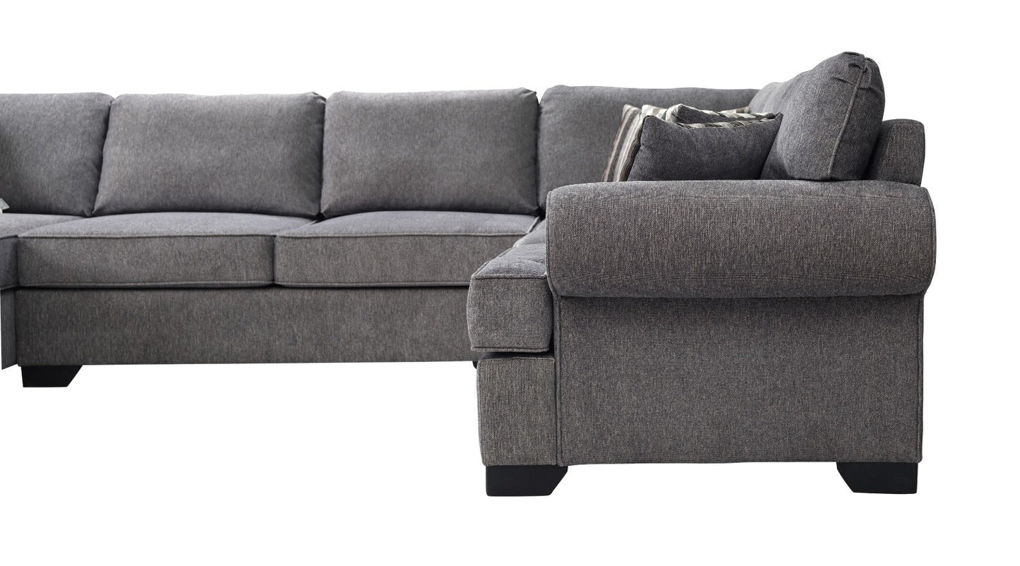 Millwood Pewter LAF Chaise Sectional