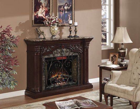 Marble Top Fireplace