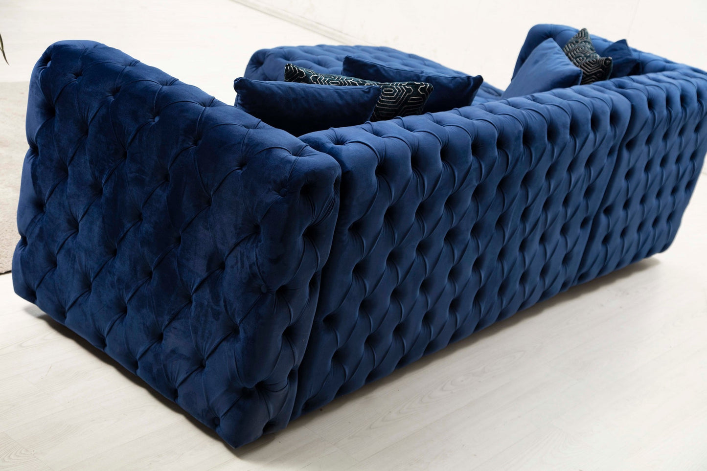 Golf  L Chase Sectional - Navy Blue