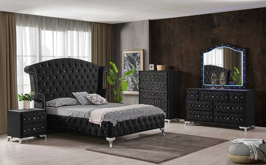 Heidy Black bedroom set