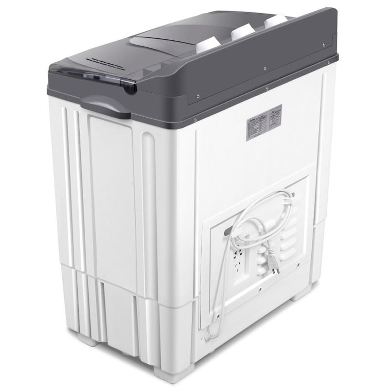 20 Lbs Portable Semi-Automatic Twin-Tub Washing Machine