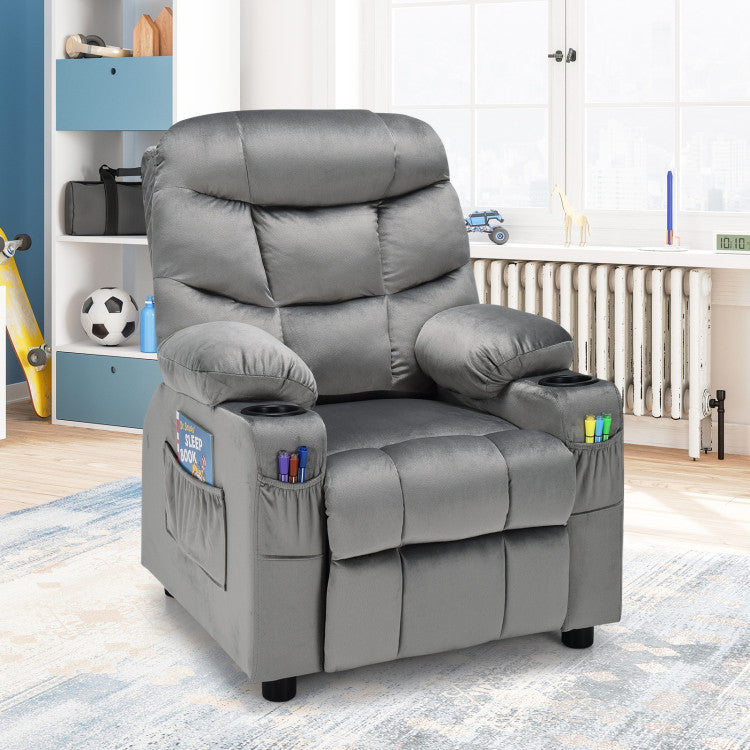 Recliner best sale chair velvet