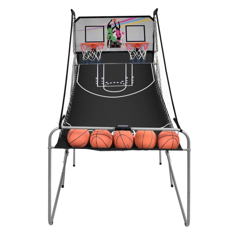 Indoor Double Electronic Basketball Game with 4 Balls