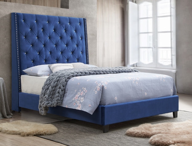 Royal Blue bed frame