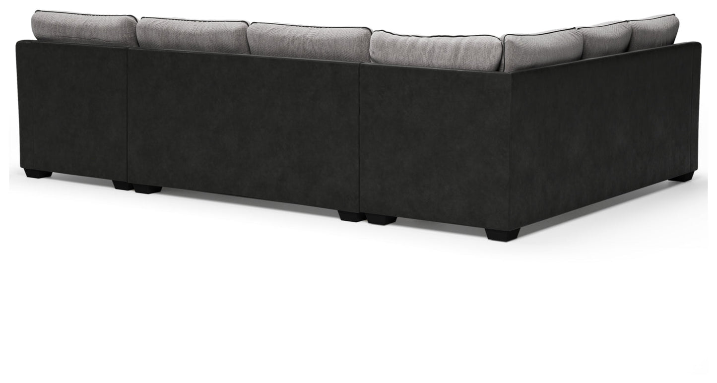 Bilgray Pewter 3-Piece Sectional | 55003S2