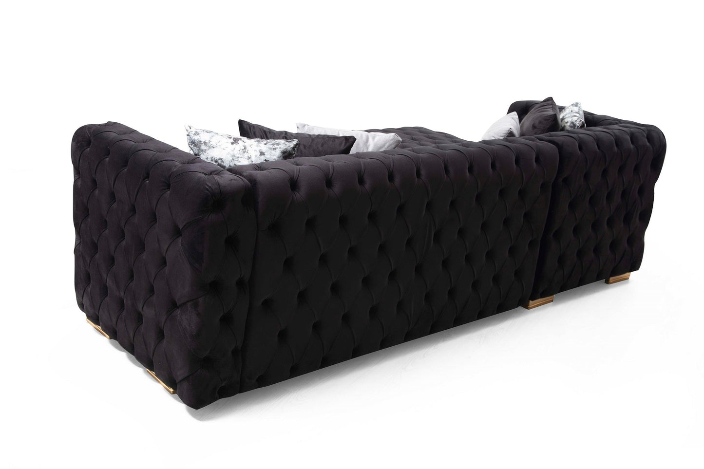 Golf  L Chase Sectional - Black