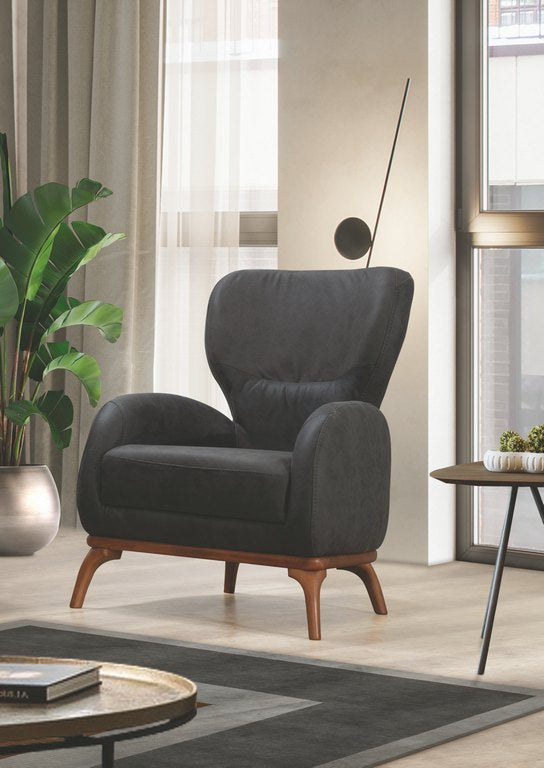 Boston Bergere - Anthracite Gray
