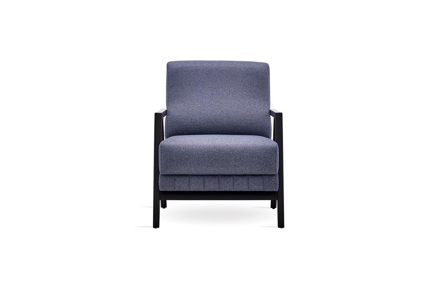 Pavia Navy Blue Armchair