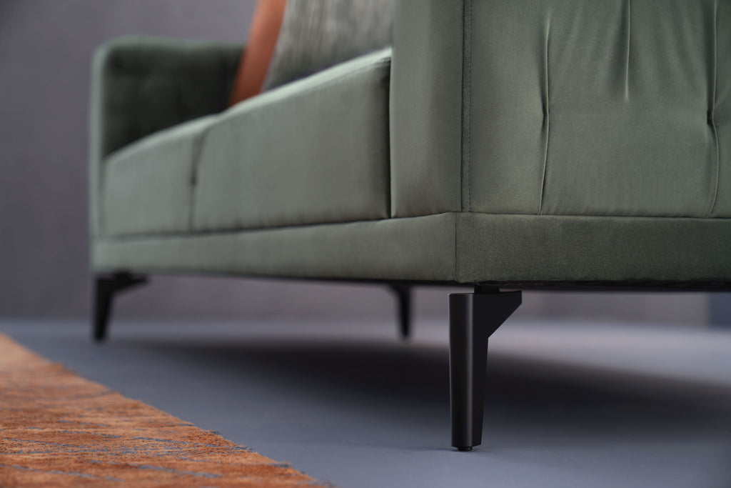 Dorian Green 3-Seater Sofa