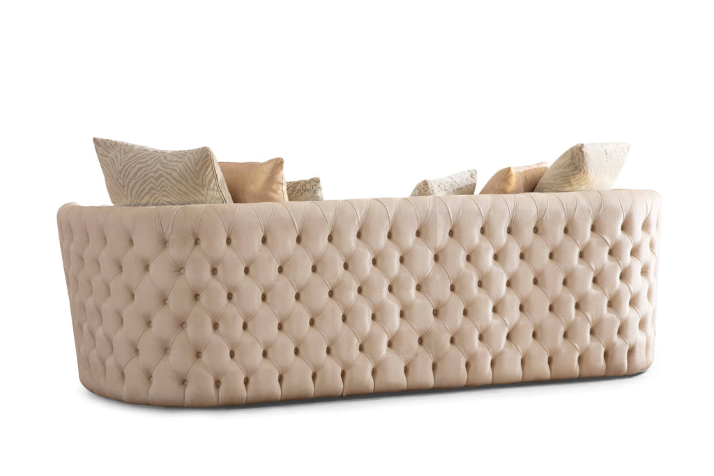 Fanci Ivory Velvet Sofa & Loveseat