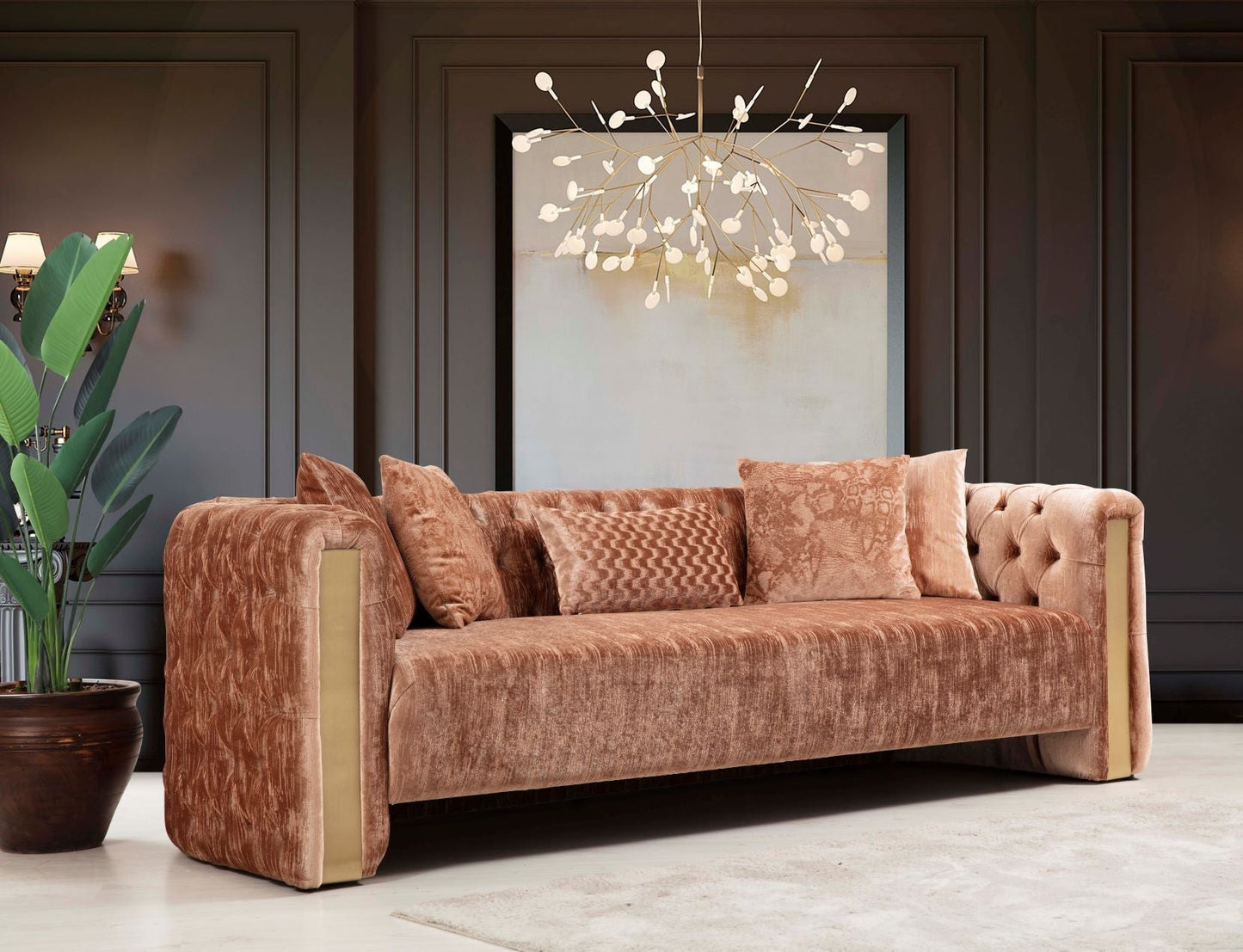 Scarlett Plush Sofa