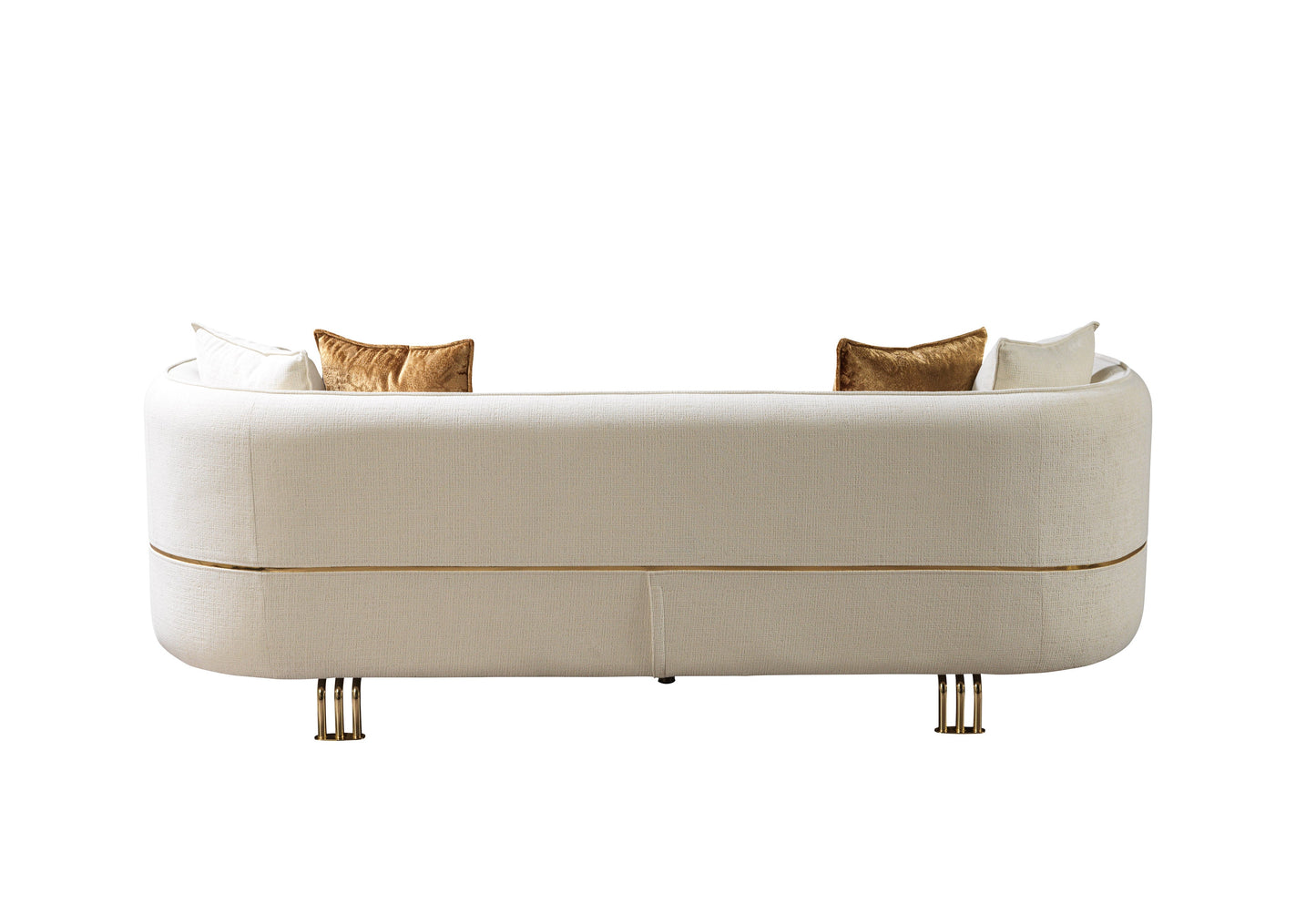 Helena Ivory Velvet Sofa & Loveseat [ETA: 3/25]