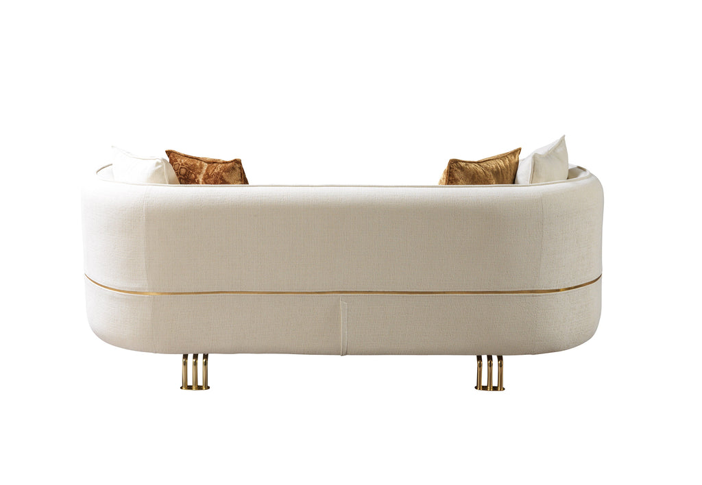 Helena Ivory Velvet Sofa & Loveseat [ETA: 3/25]
