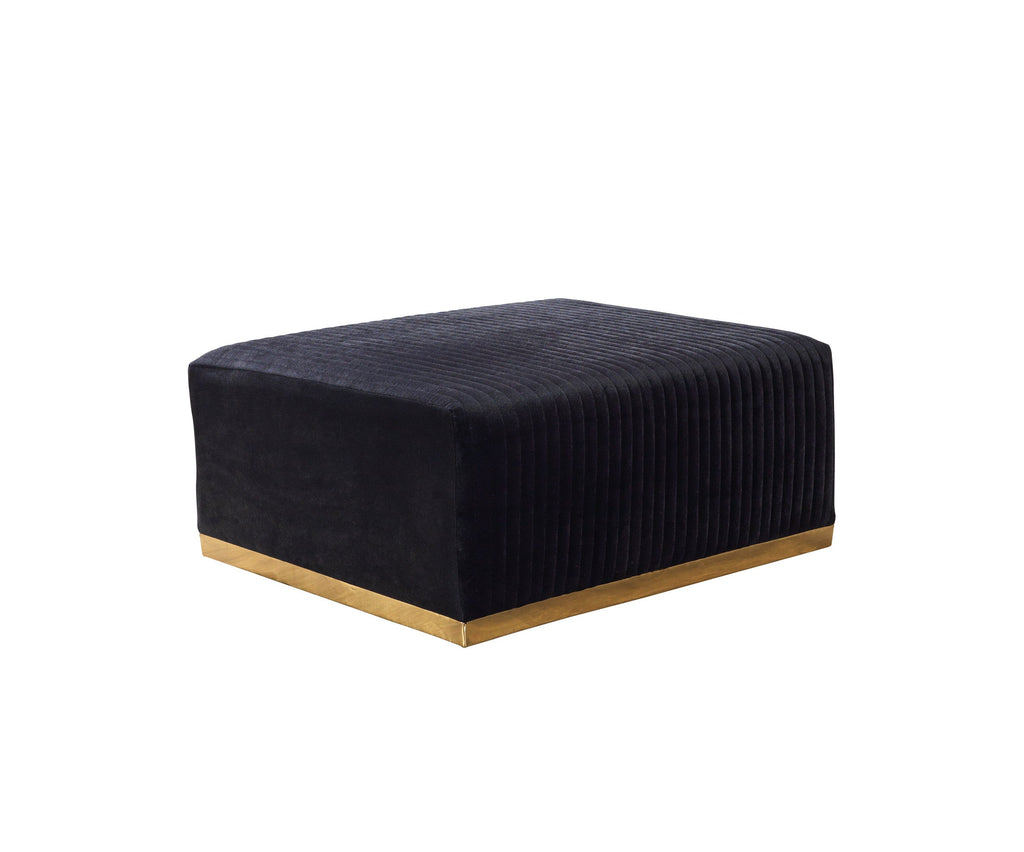 Juliana Orange Velvet 4-Piece 140" Sectional