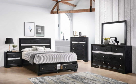 Annelies Black Bedroom set