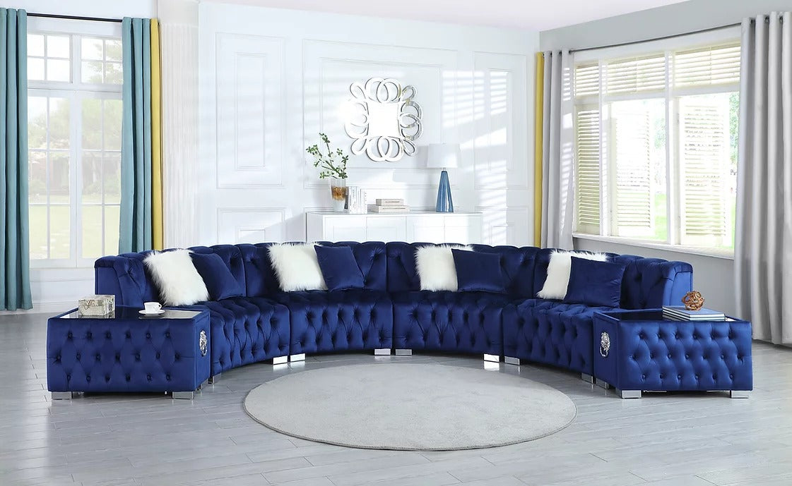 Oversized 6pcs Sectional with End table