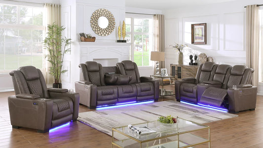 Led brown Reclining