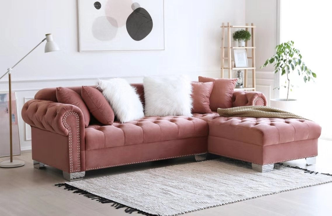 California Pink Sectional